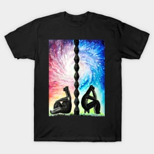 The thinker and the endless column T-Shirt